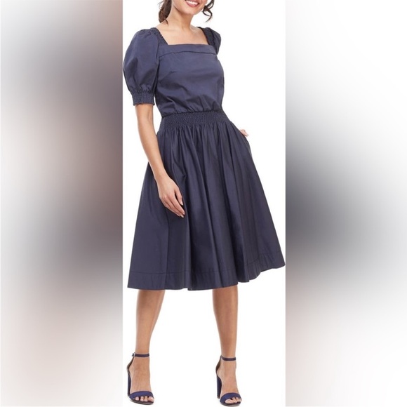 Gal Meets Glam Anastasia‎ Double Square Neck Dress Size 4 - Picture 2 of 9